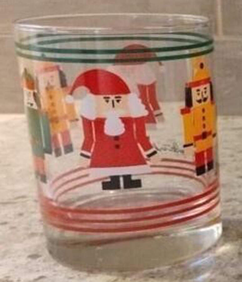 Nutcracker Parade Glassware Double Old Fashioned by Georges Briard-1