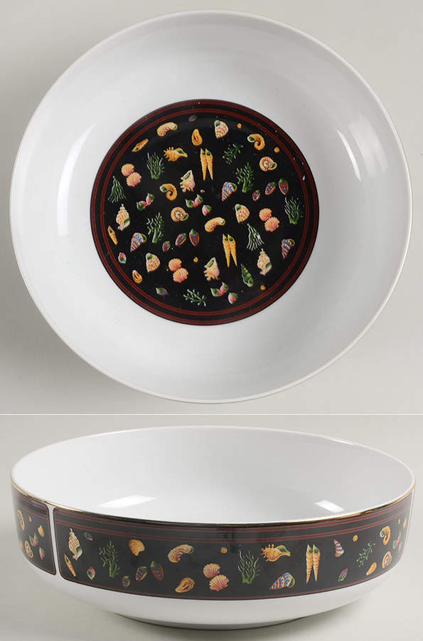 Secrets of The Sea 9" Salad Serving Bowl by Georges Briard-1