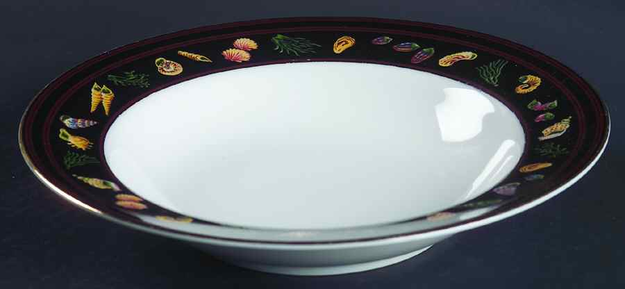 Secrets of The Sea Rim Soup Bowl by Georges Briard-1