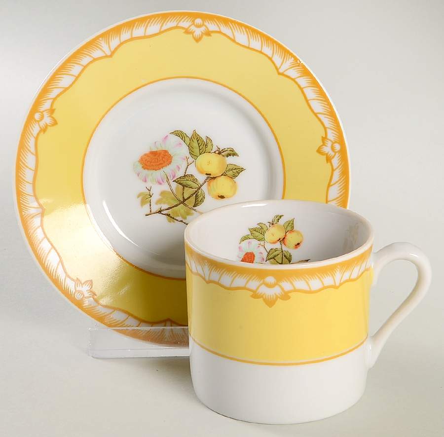 Somerset Flat Demitasse Cup & Saucer Set by Georges Briard-1