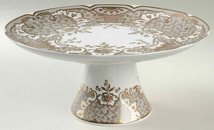 Versailles D'Or 10" Diameter Pedestal Cake Stand by Georges Briard-1