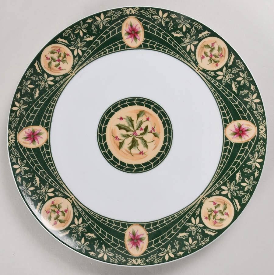 Victorian Christmas Dinner Plate by Georges Briard-1