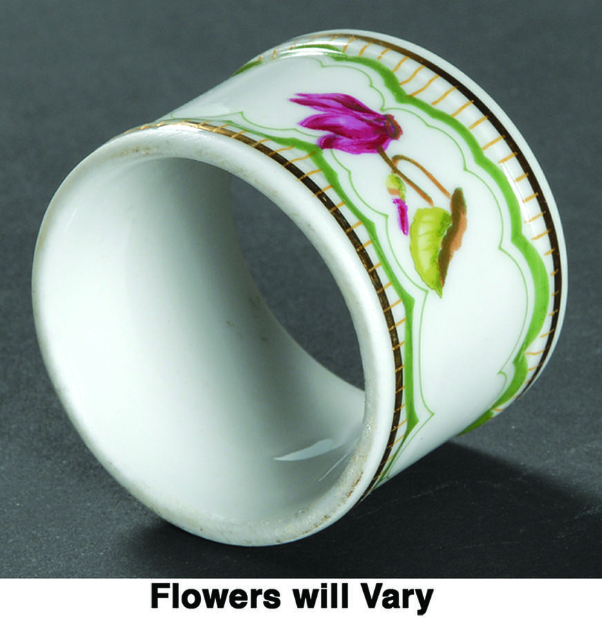 Victorian Gardens Napkin Ring by Georges Briard-1