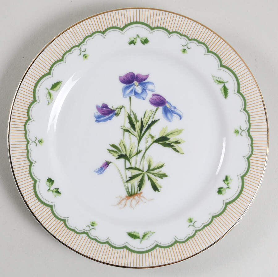 Victorian Gardens Salad Plate by Georges Briard-1