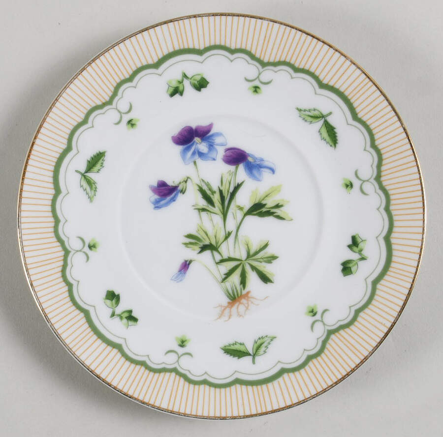 Victorian Gardens Saucer for Flat Cup by Georges Briard-1