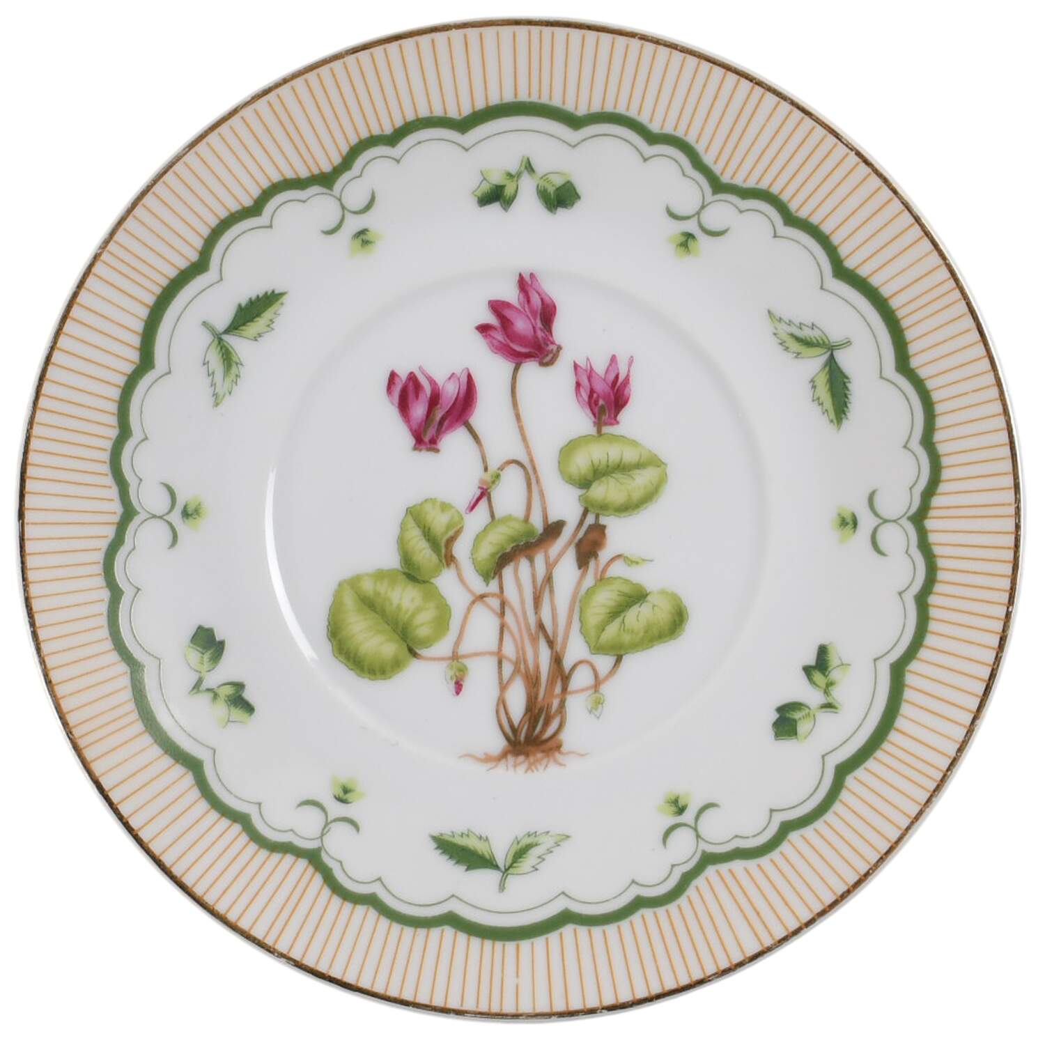 Victorian Gardens Saucer for Flat Cup by Georges Briard-1