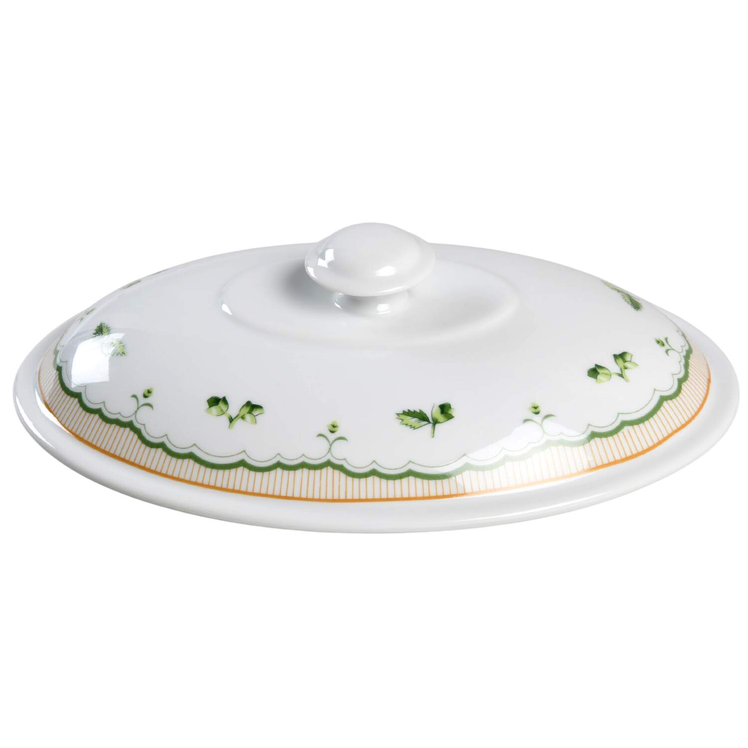 Victorian Gardens Lid for 2.5 Quart Oval Covered Casserole by Georges Briard-1