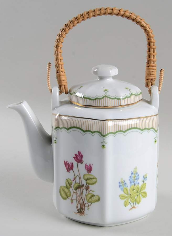 Victorian Gardens Teapot & Lid by Georges Briard-1