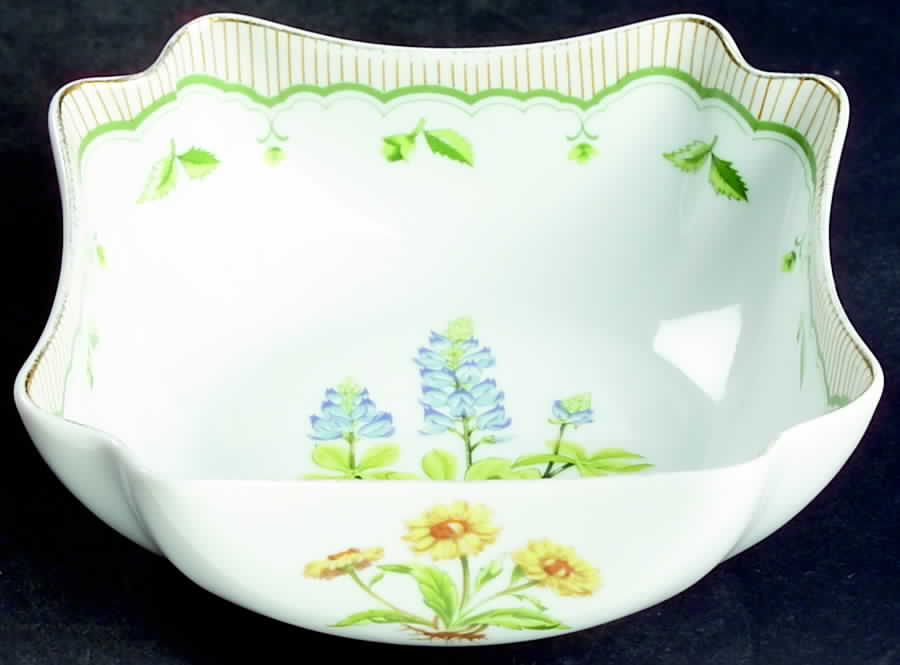Victorian Gardens 5" Square Bowl by Georges Briard-1