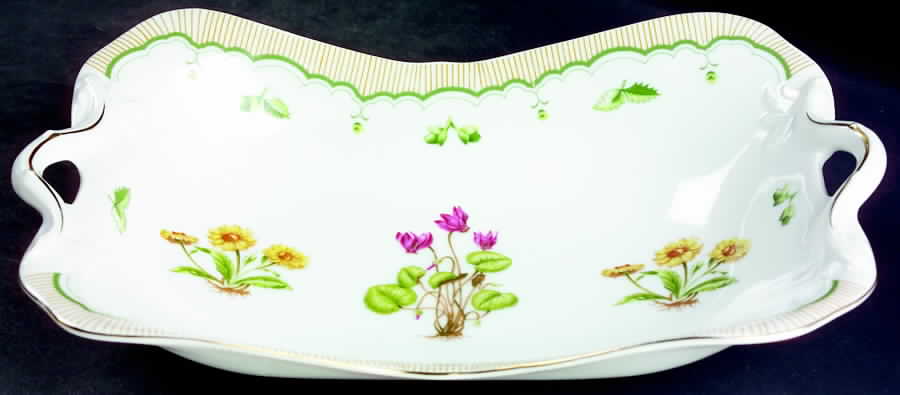 Victorian Gardens 11" Rectangular Vegetable Bowl by Georges Briard-1