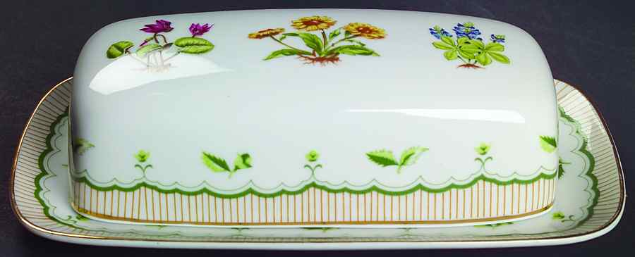 Victorian Gardens 1/4 Lb Covered Butter by Georges Briard-1