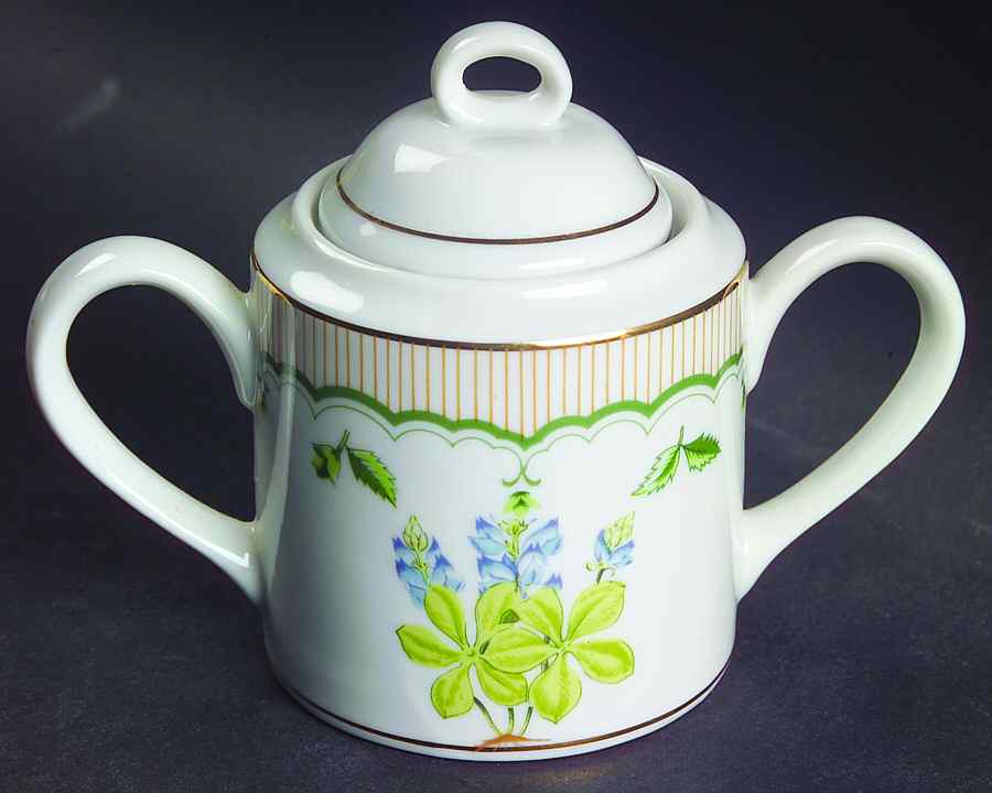 Victorian Gardens Sugar Bowl & Lid by Georges Briard-1