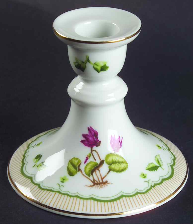 Victorian Gardens 3" Candlesticks by Georges Briard-1