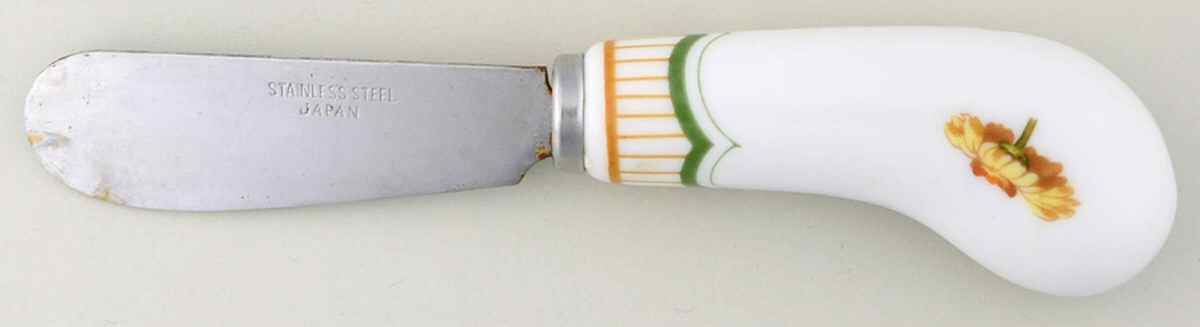 Victorian Gardens Individual Canape Knife by Georges Briard-1