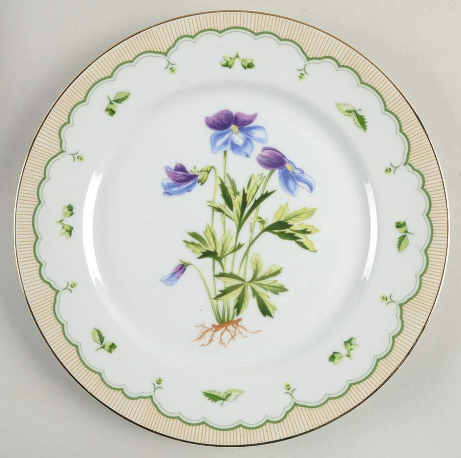 Victorian Gardens Dinner Plate by Georges Briard-1