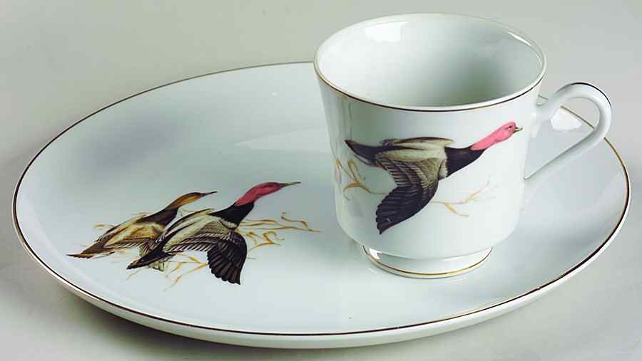 Wildlife Snack Plate & Cup Set by Georges Briard-1
