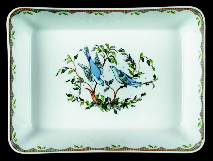 Woodland Melody 12" Rectangular Baker by Georges Briard-1