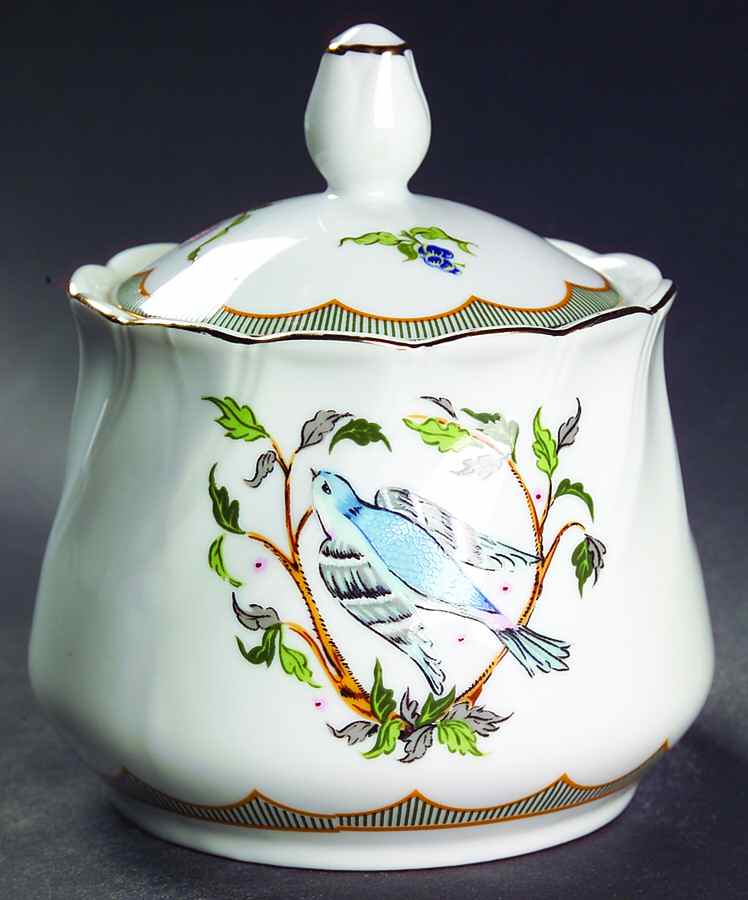 Woodland Melody Sugar Bowl & Lid by Georges Briard-1