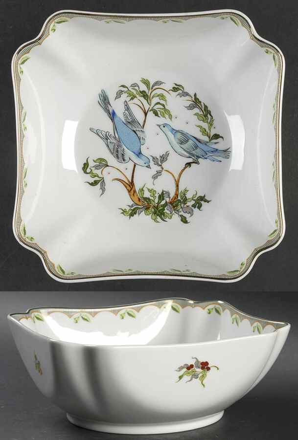 Woodland Melody 7" Square Vegetable Bowl by Georges Briard-1
