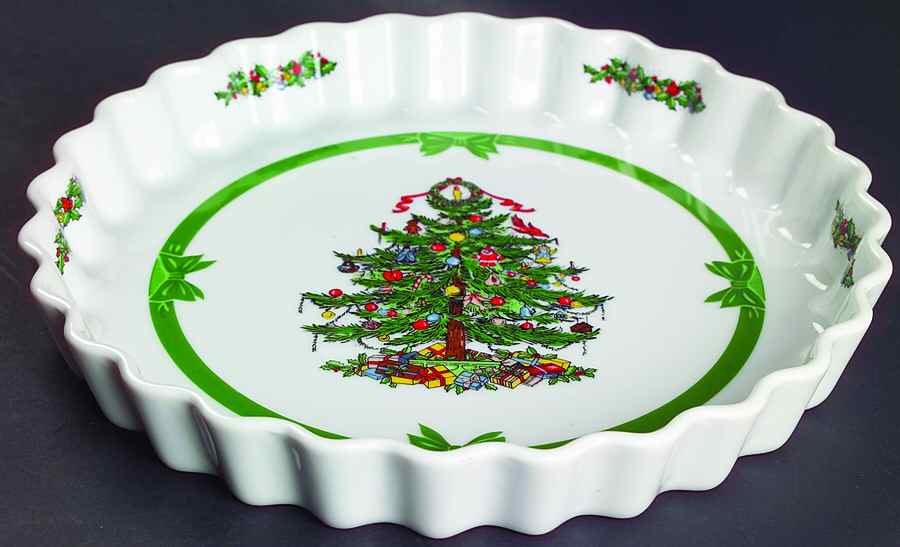 Yule Tide 10" Quiche by Georges Briard-1