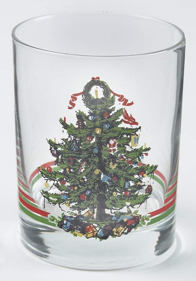 Yule Tide 12 Oz Glassware Double Old Fashioned by Georges Briard-1