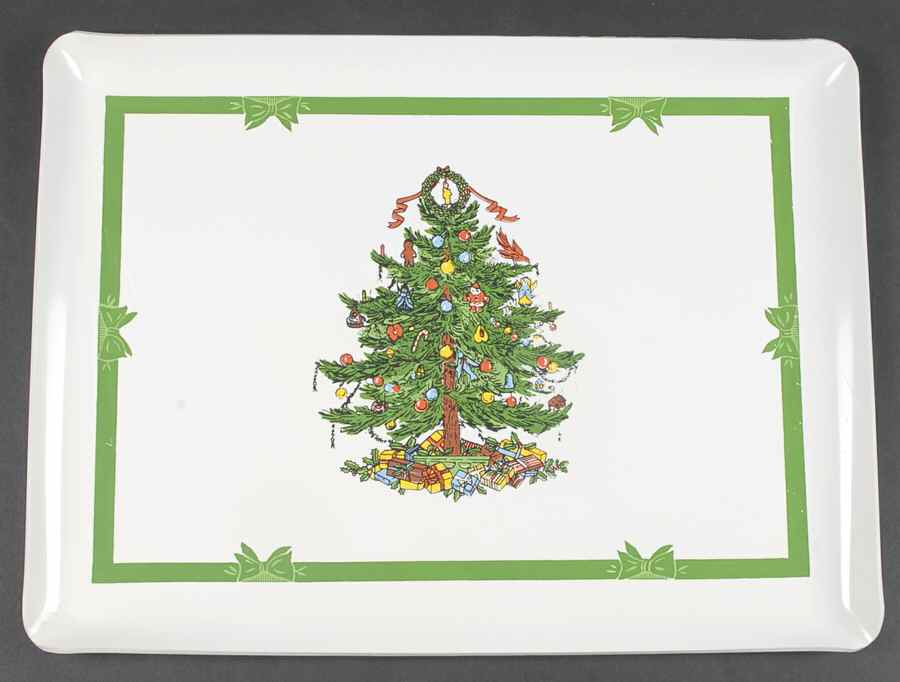 Yule Tide Plastic Serving Tray by Georges Briard-1