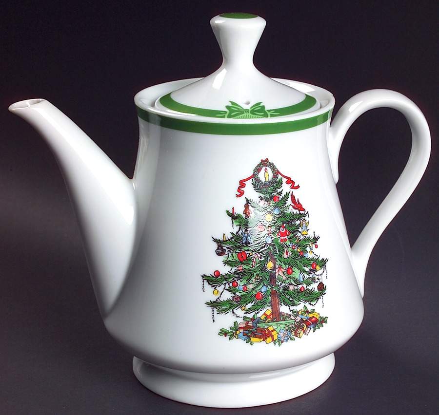 Yule Tide Teapot & Lid by Georges Briard-1