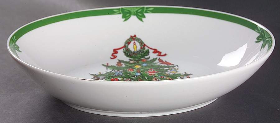 Yule Tide 10" Oval Vegetable Bowl by Georges Briard-1