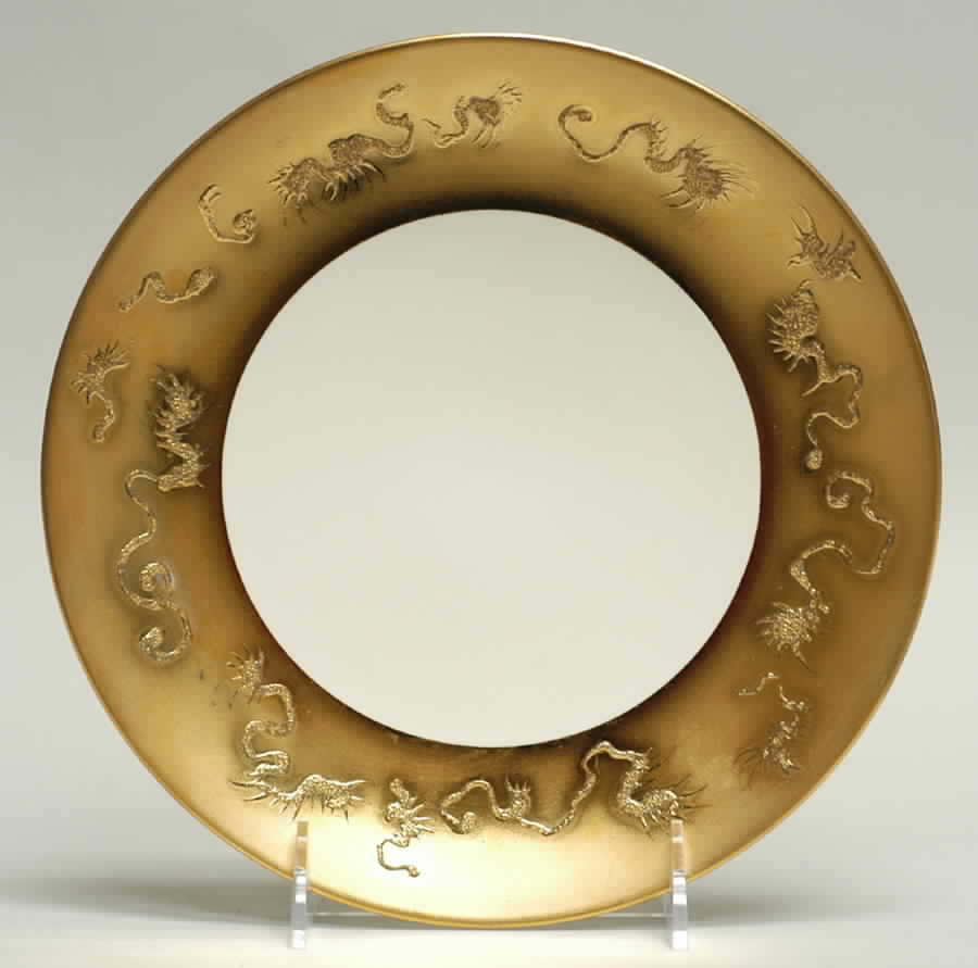 Gold Ming Salad Plate by Sascha Brastoff-1