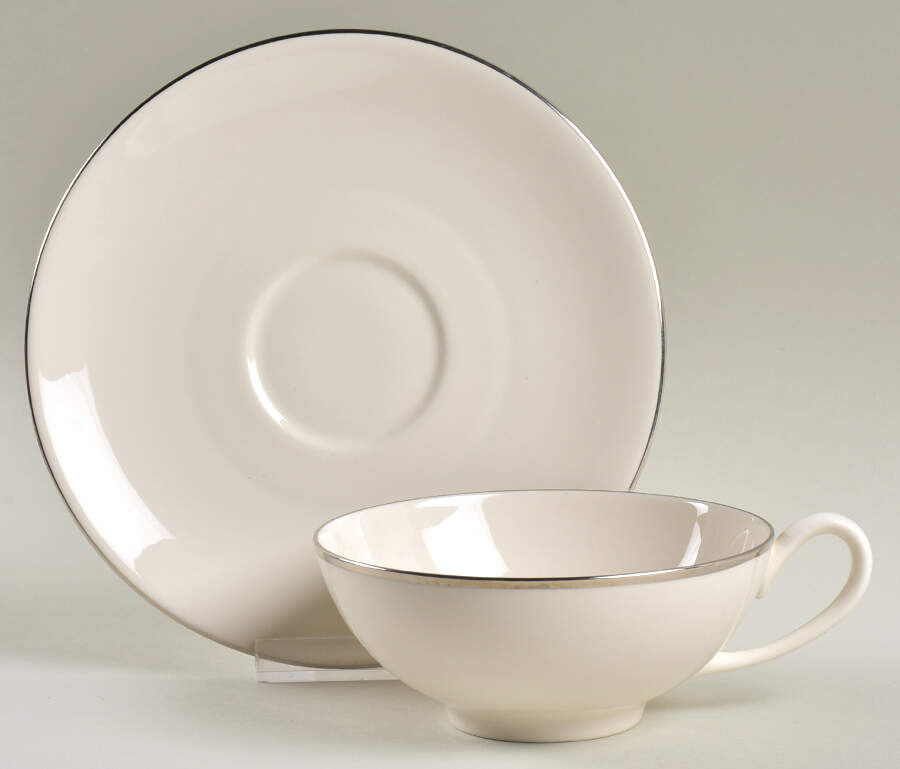 La Jolla Flat Cup & Saucer Set by Sascha Brastoff-1