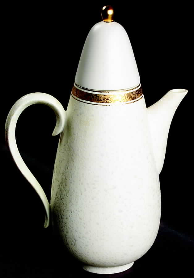 Lame Coffee Pot & Lid by Sascha Brastoff-1