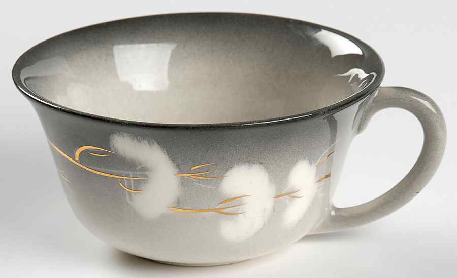 Smoke Tree Black Gray Flat Cup by Sascha Brastoff-1