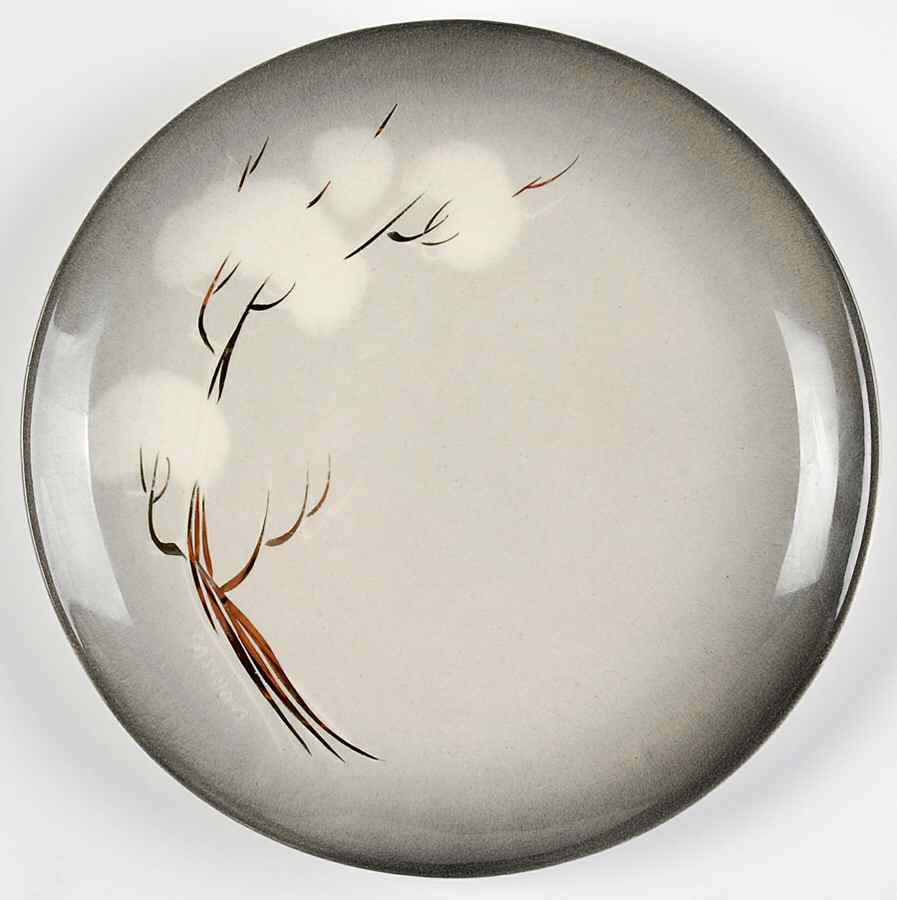 Smoke Tree Black Gray Bread & Butter Plate by Sascha Brastoff-1