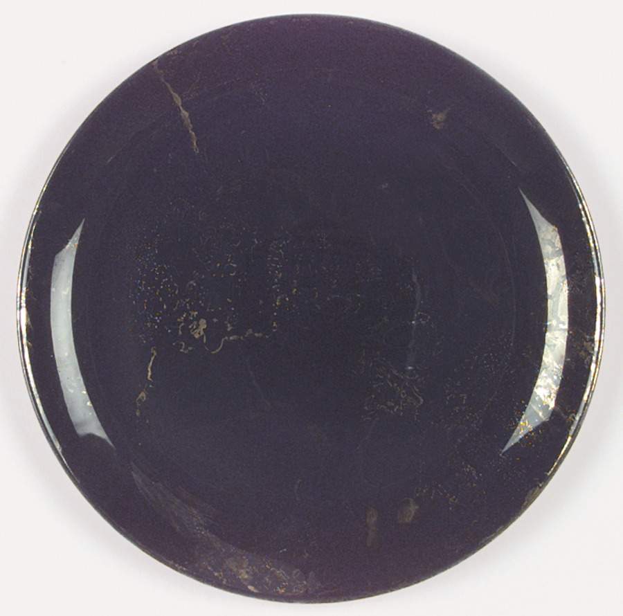 Surf Ballet (Black & Gold) Dinner Plate by Sascha Brastoff-1