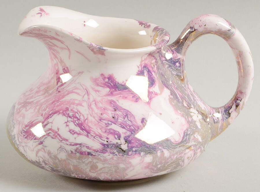 Surf Ballet (Pink & Gold) Creamer by Sascha Brastoff-1
