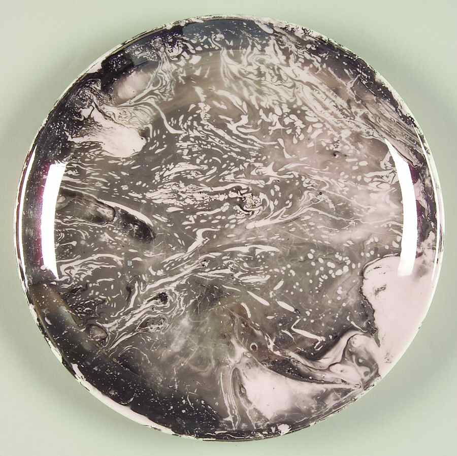 Surf Ballet (Pink & Platinum) Bread & Butter Plate by Sascha Brastoff-1
