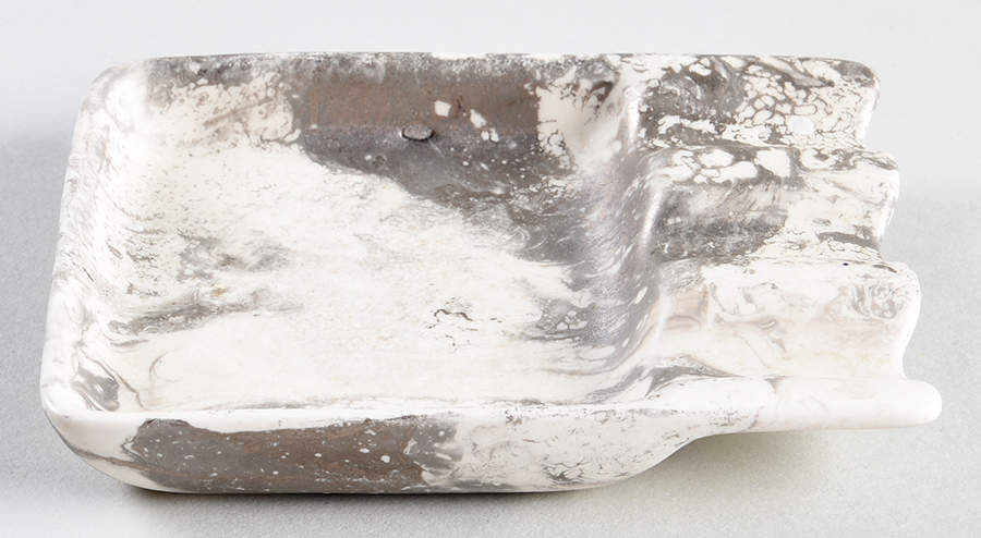 Surf Ballet (White & Platinum) Small Ashtray by Sascha Brastoff-1