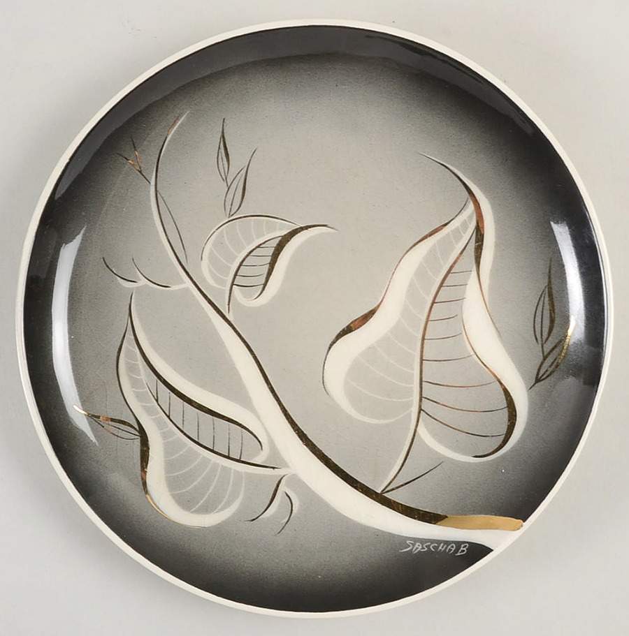 Tree of Life Salad Plate by Sascha Brastoff-1