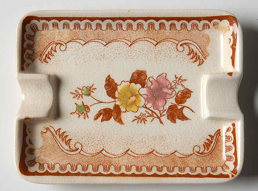 Oriental Gardens Small Ashtray by Brown & Ritchie-1
