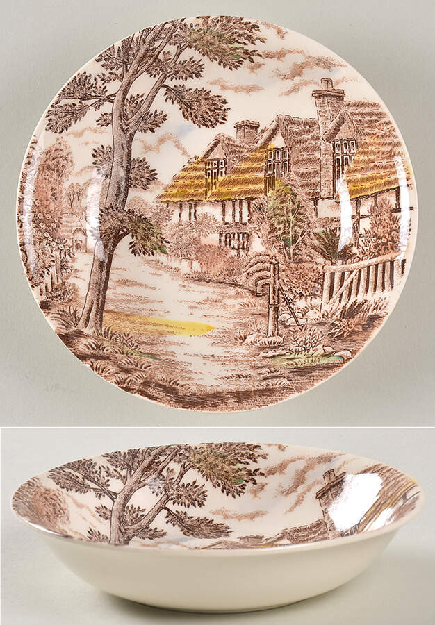 Stratford on Avon Fruit/Dessert (Sauce) Bowl by Brown & Ritchie-1