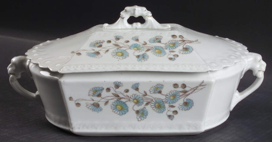 1850 Oval Covered Vegetable by Becher & Stark-1