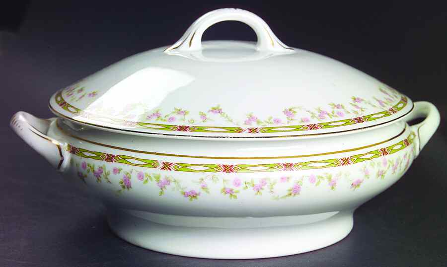 12042 Round Covered Vegetable by Bassett-1