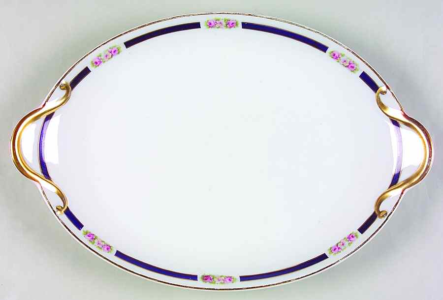 12682 13" Oval Serving Platter by Bassett-1