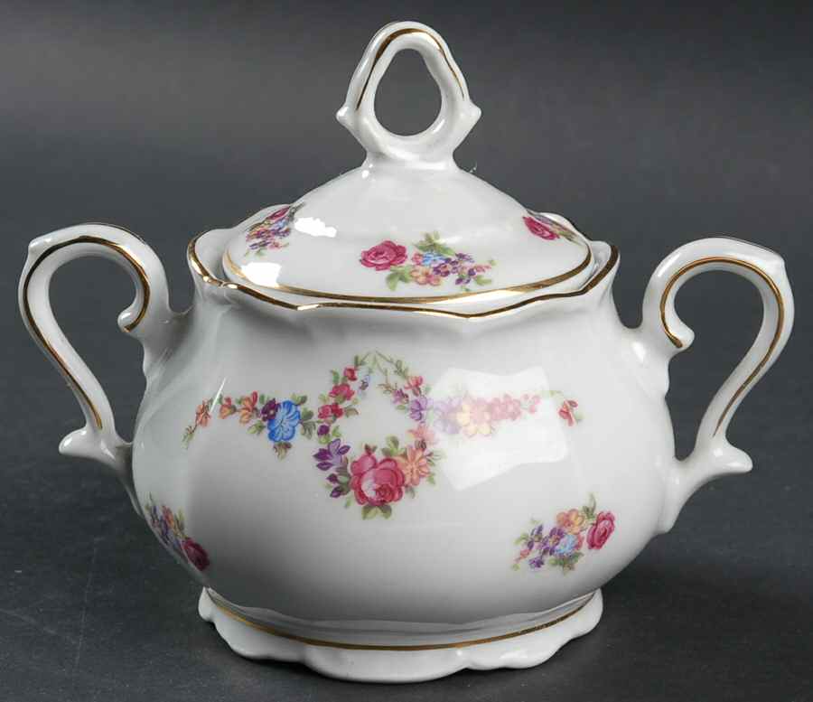 7181 Sugar Bowl & Lid by Bareuther & Co-1