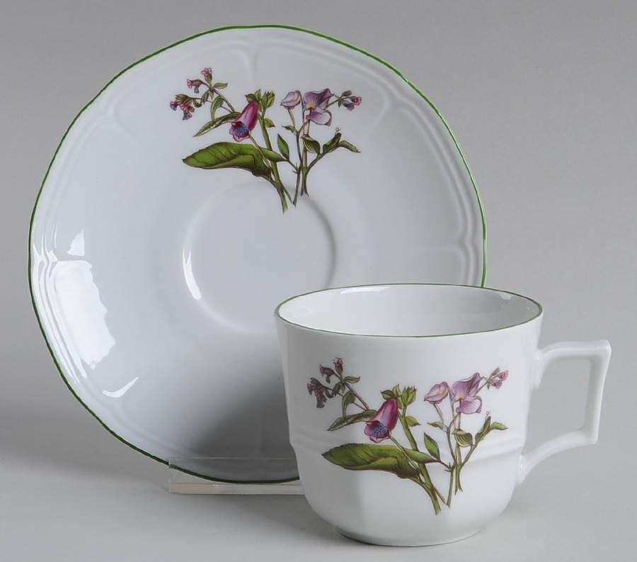 BTH2 Flat Cup & Saucer Set by Bareuther & Co-1