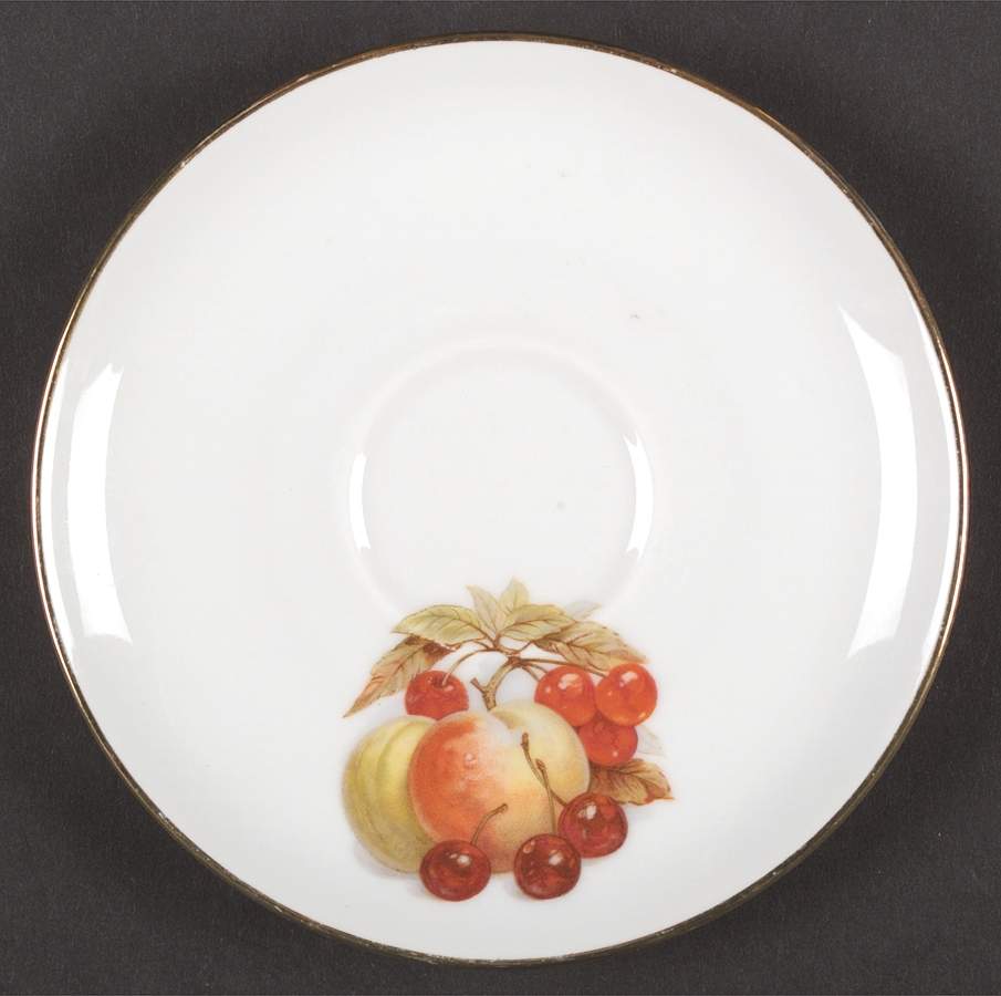 BTH4 (1-16" Gold Trim) Saucer for Flat Cup by Bareuther & Co-1