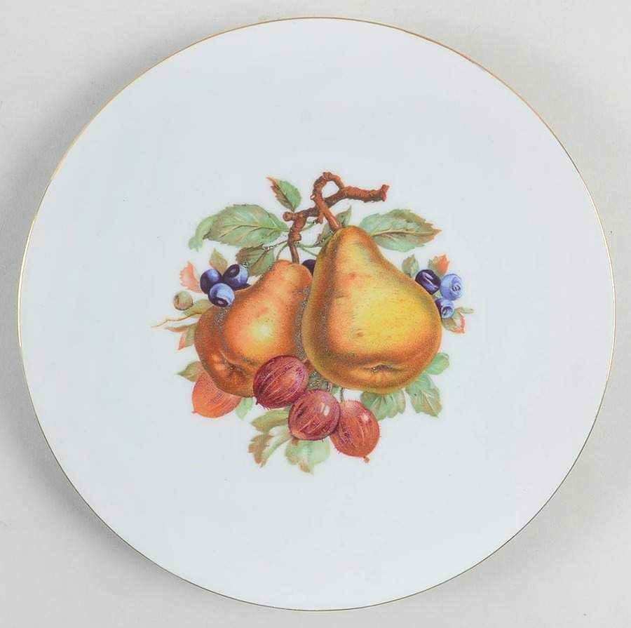 BTH4 (1-16" Gold Trim) Salad Plate by Bareuther & Co-1