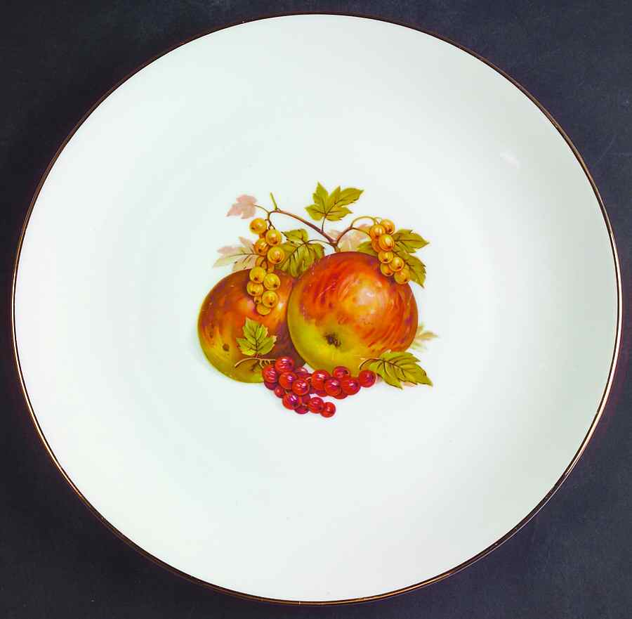 BTH4 (1-16" Gold Trim) Dinner Plate by Bareuther & Co-1