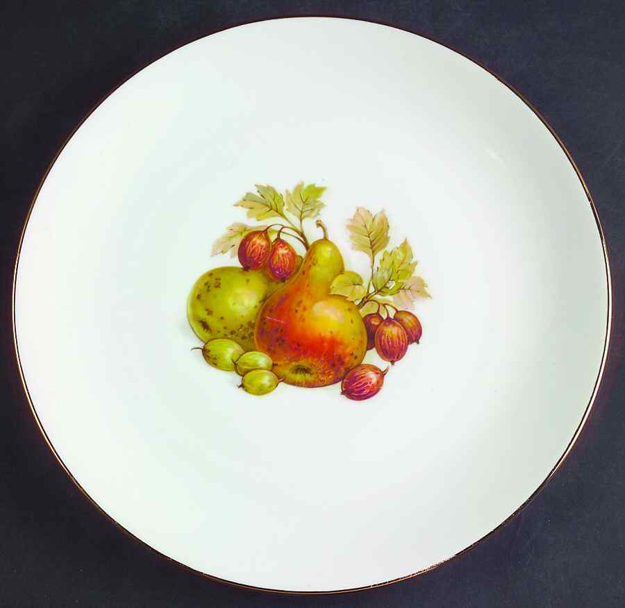 BTH4 (1-16" Gold Trim) Dinner Plate by Bareuther & Co-1