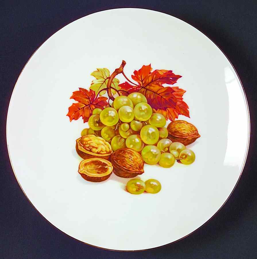 BTH4 (1-16" Gold Trim) Salad Plate by Bareuther & Co-1